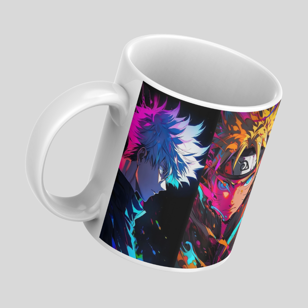 Naruto Anime Printed Premium Quality Coffee Mug (350ml) Ceramic White Mug