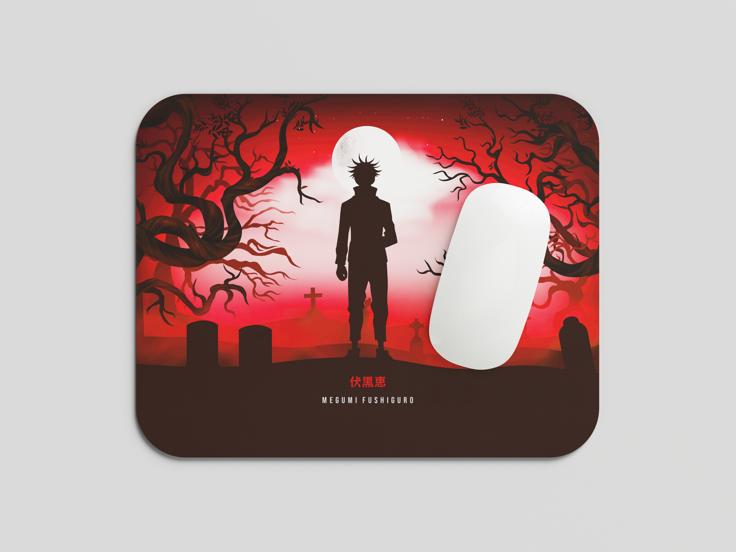 Anime Printed Mouse Pad Premium Quality With Anti-Slip Rubber Base