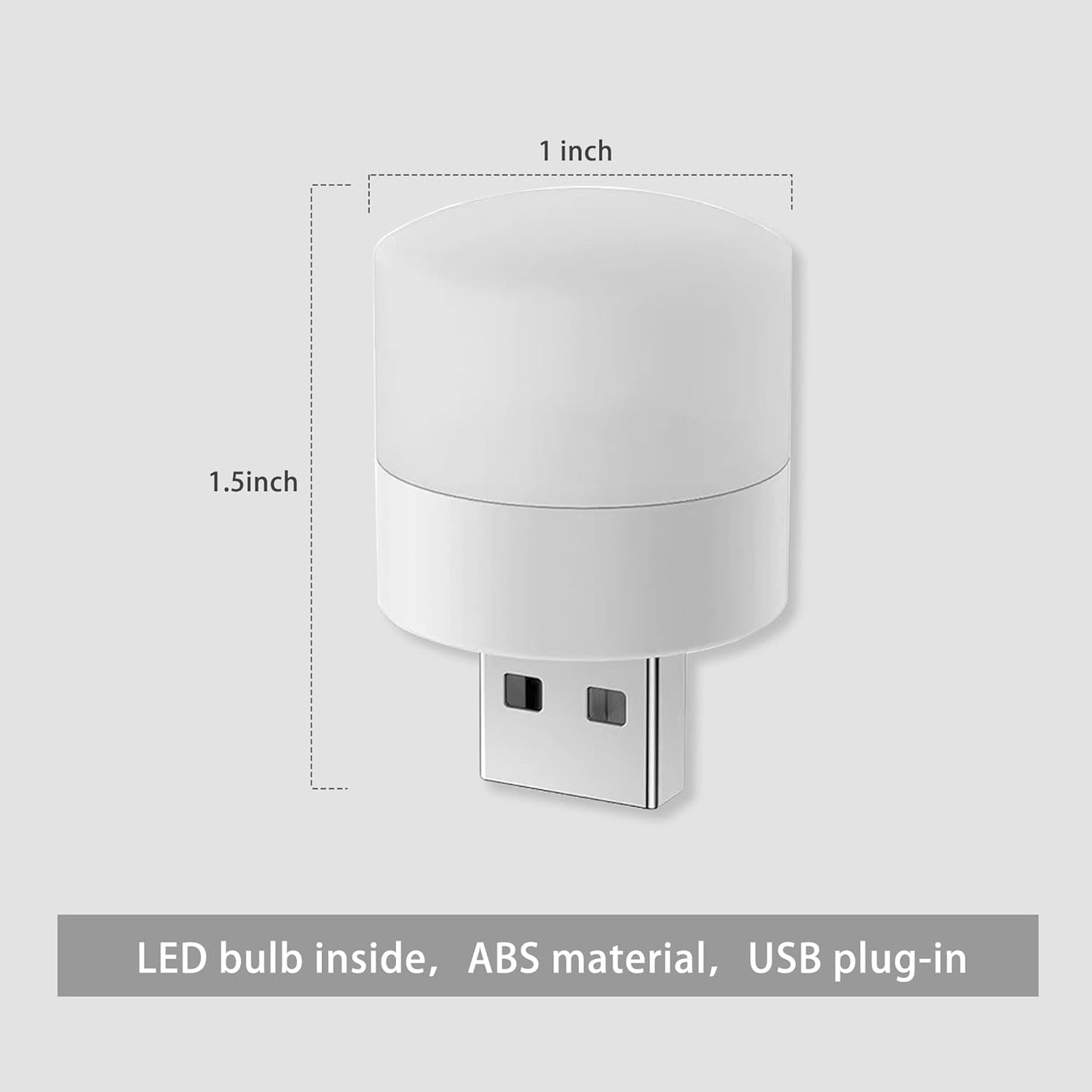 4 Piece USB Mini Light (Pack Of 4)