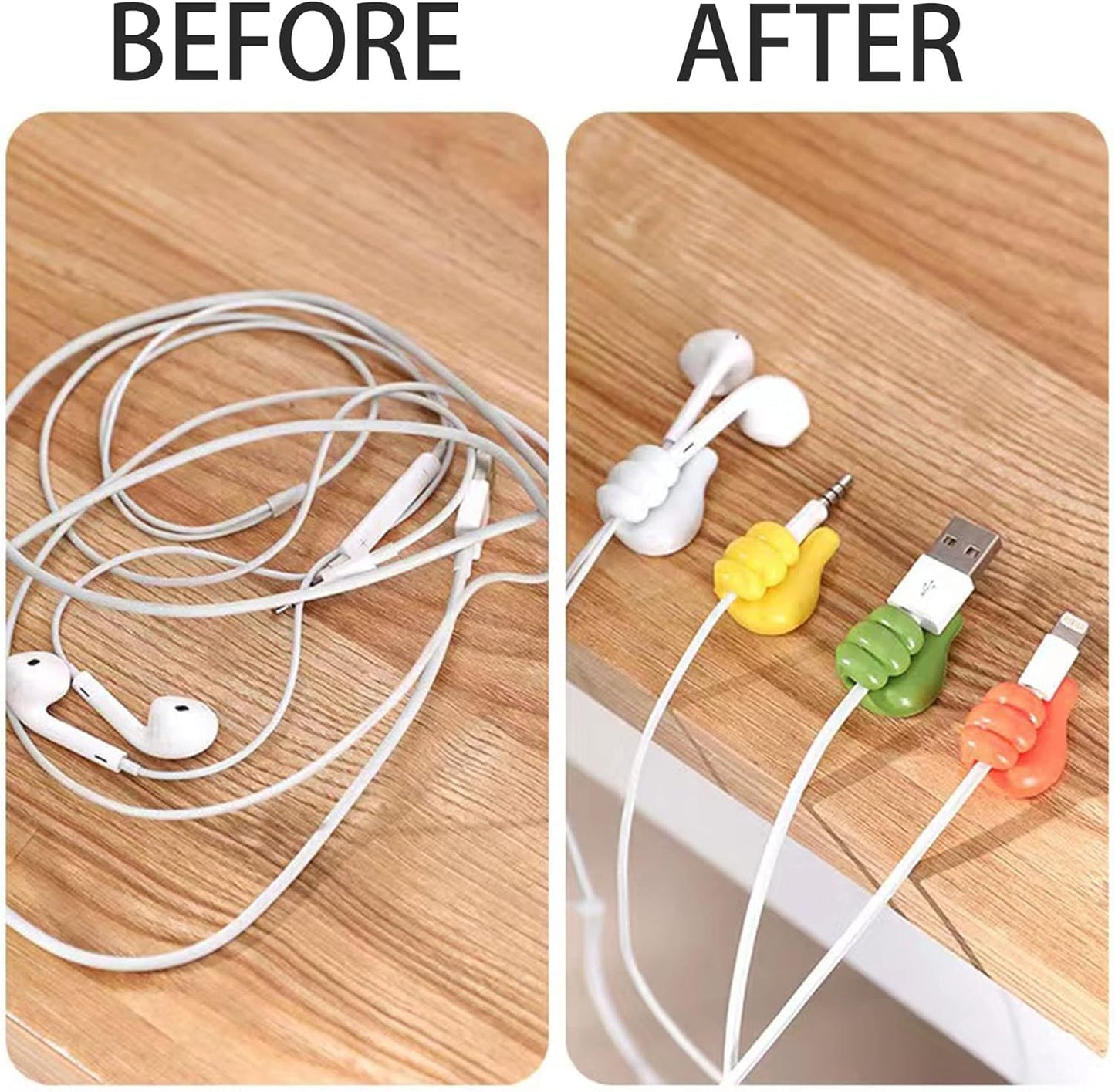 6 Piece Thumb Cable Holder