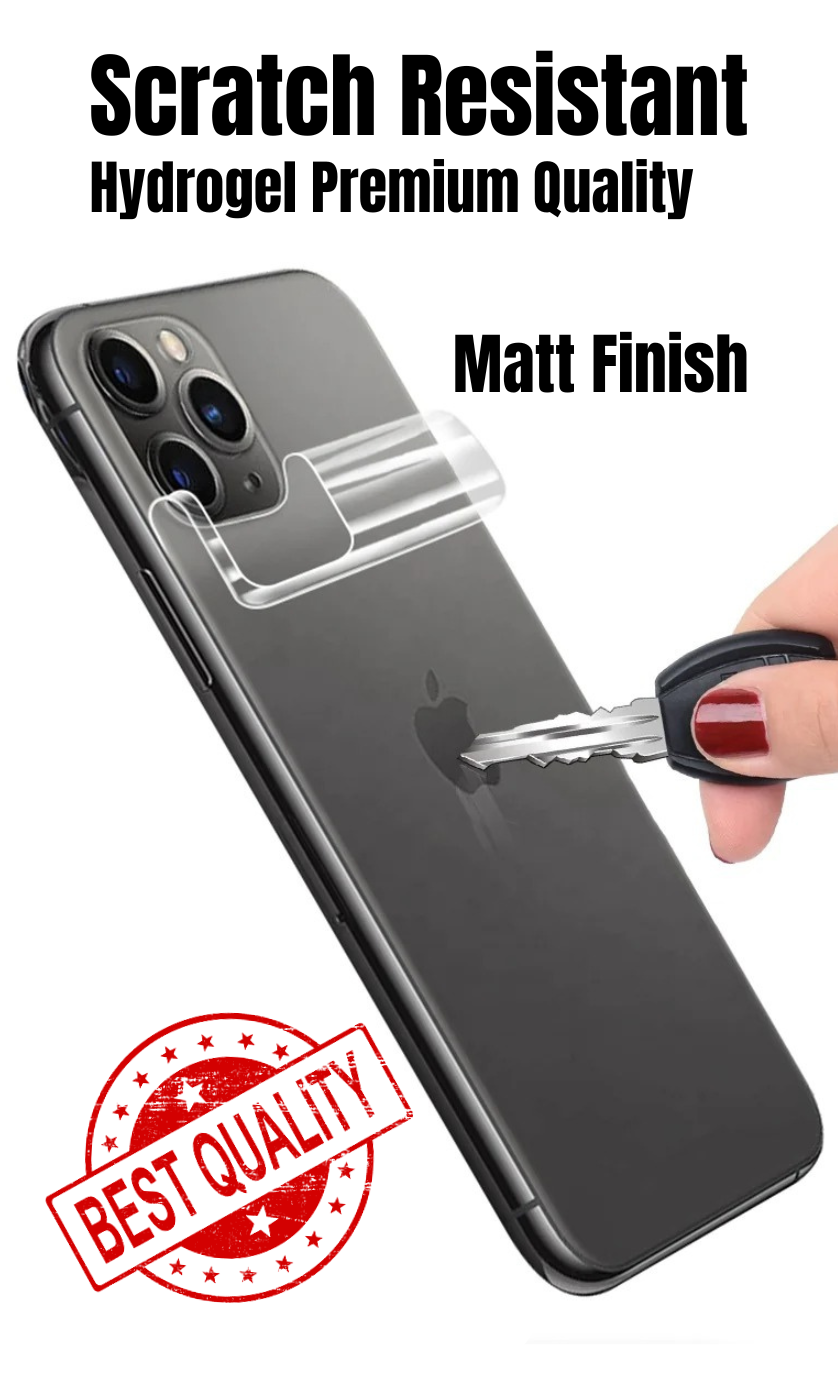 Transparent Mobile Skin Matt Finish (Installation Kit Included)