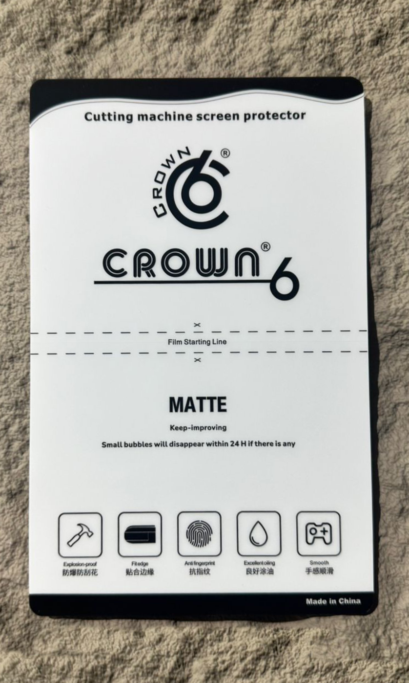 Transparent Mobile Skin Matt Finish (Installation Kit Included)