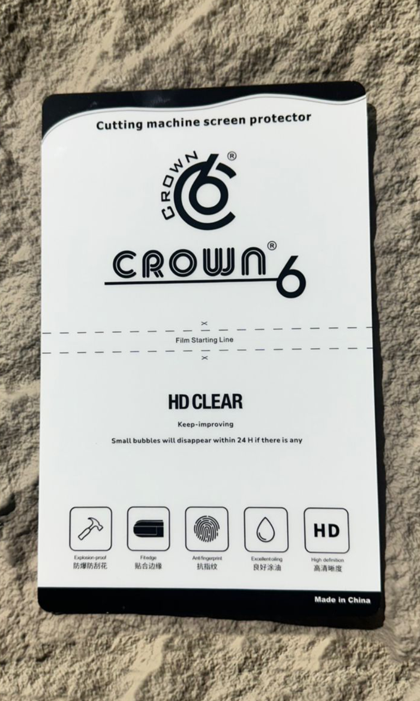Transparent Mobile Skin Glossy Finish (Installation Kit Included)