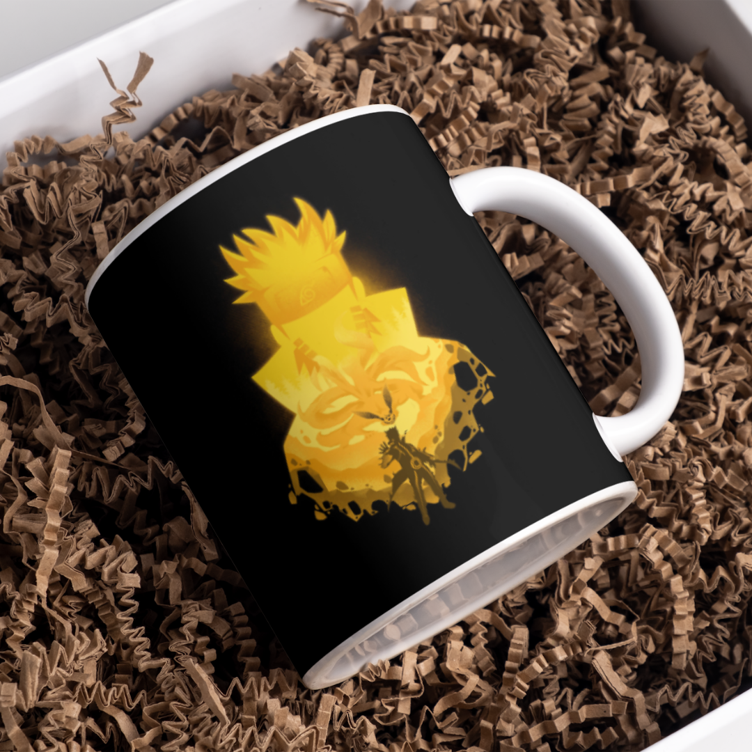 Naruto Anime Printed Premium Quality Coffee Mug (350ml) Ceramic White Mug