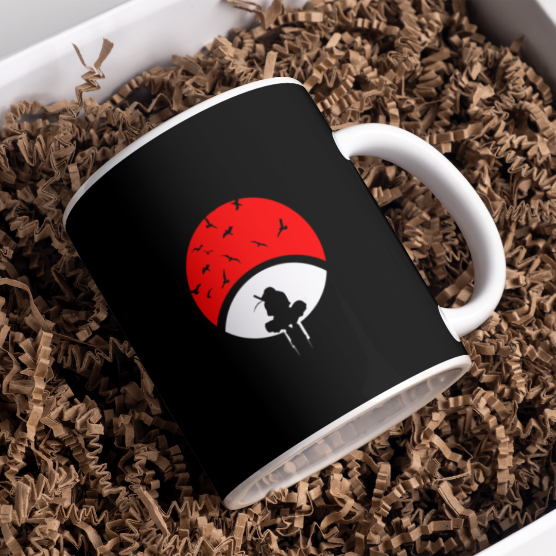 Itachi Uchiha Anime Printed Premium Quality Coffee Mug (350ml) Ceramic White Mug