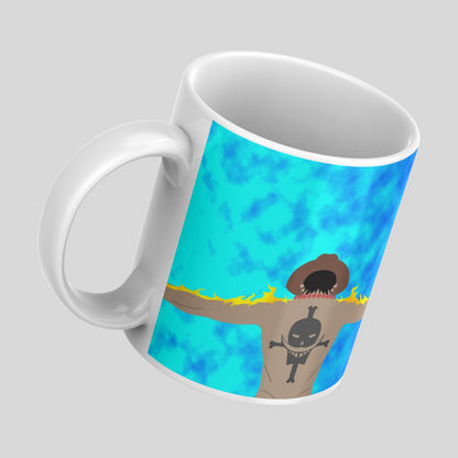 Luffy Anime Printed Premium Quality Coffee Mug (350ml) Ceramic White Mug