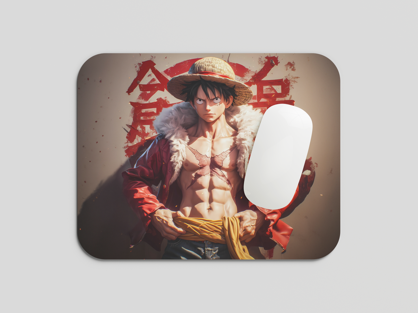 Anime Printed Mouse Pad Premium Quality With Anti-Slip Rubber Base
