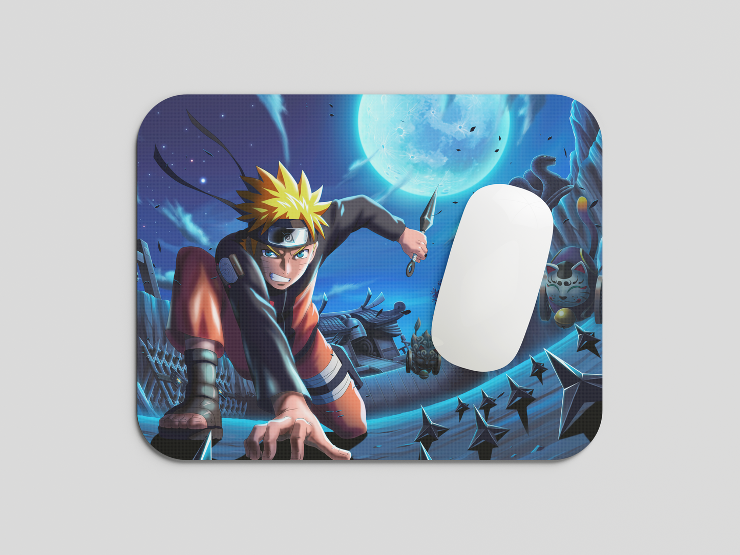 Anime Printed Mouse Pad Premium Quality With Anti-Slip Rubber Base