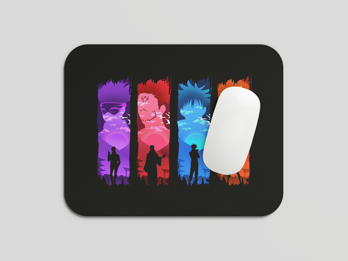 Anime Printed Mouse Pad Premium Quality With Anti-Slip Rubber Base