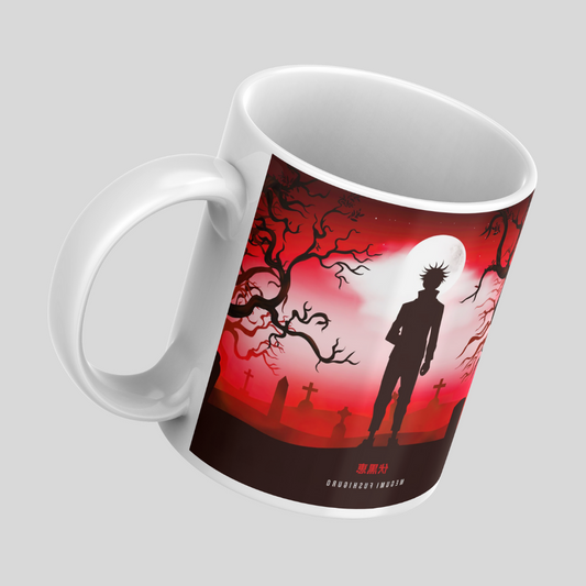 Megumi Fushiguro Anime Printed Premium Quality Coffee Mug (350ml) Ceramic White Mug