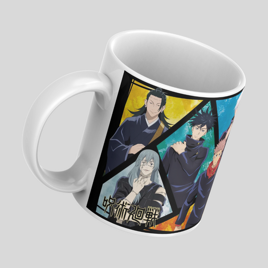 Jujutsu Kaisen Anime Printed Premium Quality Coffee Mug (350ml) Ceramic White Mug