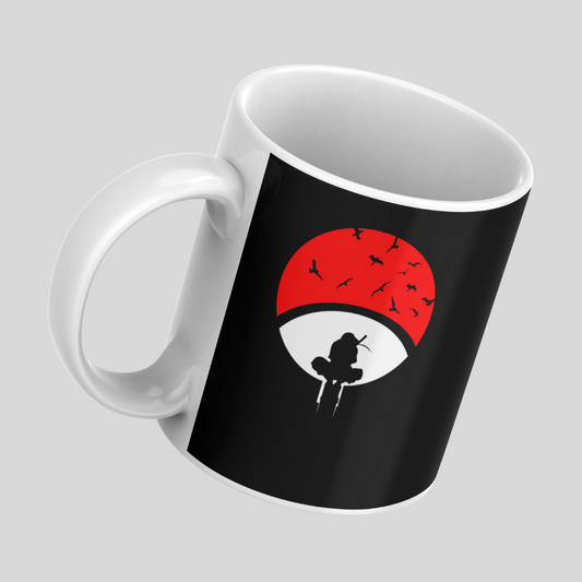 Itachi Uchiha Anime Printed Premium Quality Coffee Mug (350ml) Ceramic White Mug