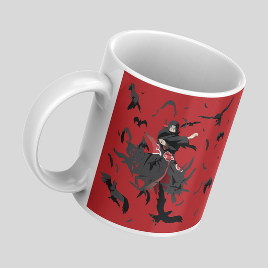 Itachi Uchiha Anime Printed Premium Quality Coffee Mug (350ml) Ceramic White Mug