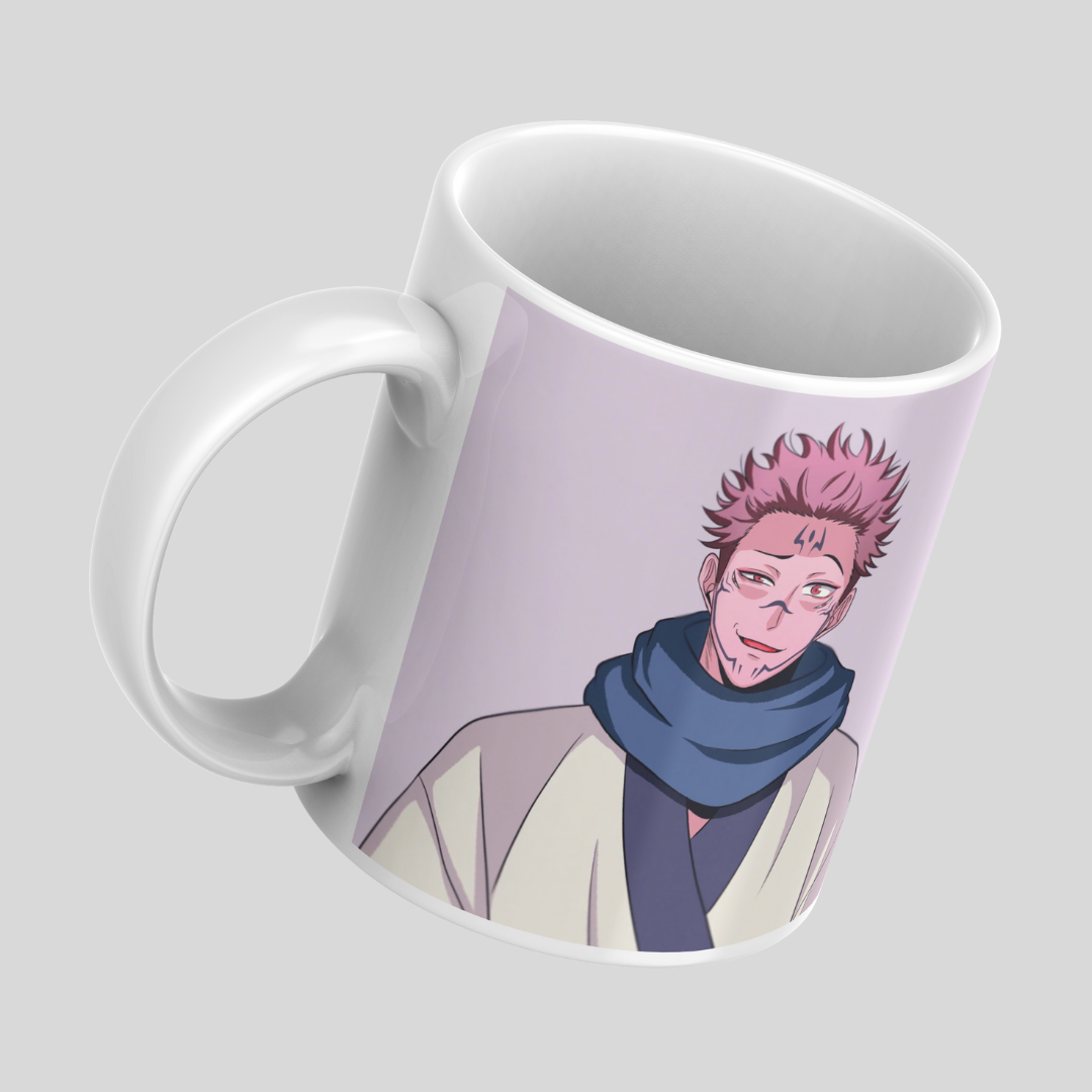 Yuji Itadori Anime Printed Premium Quality Coffee Mug (350ml) Ceramic White Mug