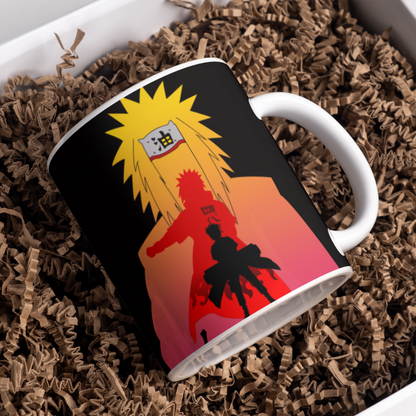 Naruto Anime Printed Premium Quality Coffee Mug (350ml) Ceramic White Mug