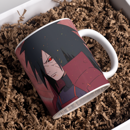 Madara Uchiha Anime Printed Premium Quality Coffee Mug (350ml) Ceramic White Mug