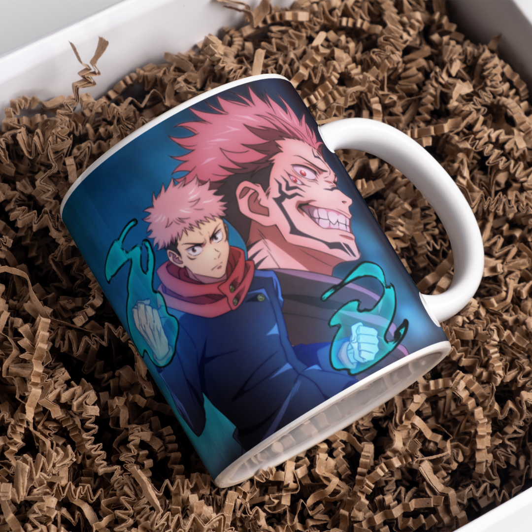 Jujutsu Kaisen Anime Printed Premium Quality Coffee Mug (350ml) Ceramic White Mug