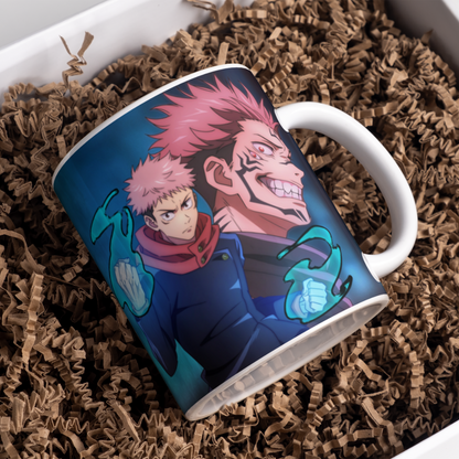 Jujutsu Kaisen Anime Printed Premium Quality Coffee Mug (350ml) Ceramic White Mug