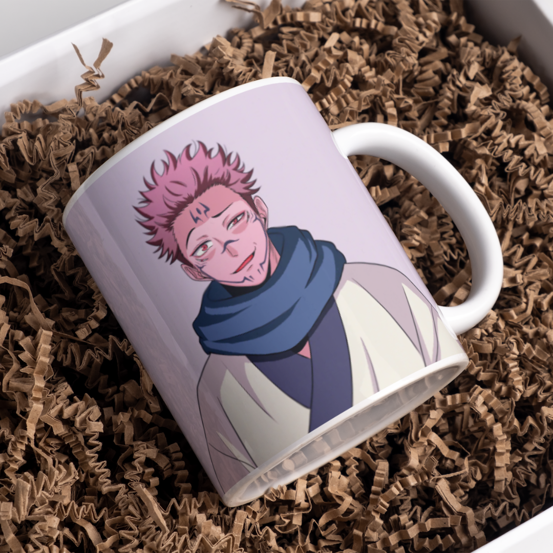 Yuji Itadori Anime Printed Premium Quality Coffee Mug (350ml) Ceramic White Mug
